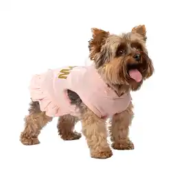 Walmart Vibrant Life, Dog and Cat Clothes, Little Snow Angel Pet Hoodie, Pink, S offer
