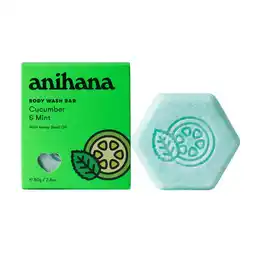 Walmart Anihana Body Wash Bar Cucumber & Mint for All Skin Types 2.8oz offer