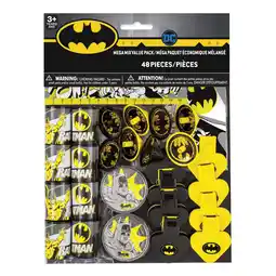 Walmart Batman Birthday Party Favors for 8, 48pcs offer
