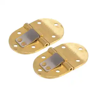 Walmart 2Pcs Brass Butler Tray Hinge Round Edge 2-1/2X1-1/2 with Screws Folding Flap , Cabinet Hinges,Hinge offer
