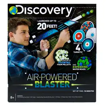 Walmart Discovery Air-Powered Blaster, Includes 4 Targets and Waterbeads, 6+ offer