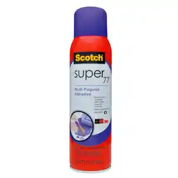 Walmart Scotch Super 77 Multi-Purpose Spray Adhesive, 13.5 Oz offer