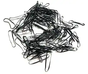 Walmart Vaidehi Disco Hair Rubber Bands | Black | Pack of 250 for Women/Girls offer