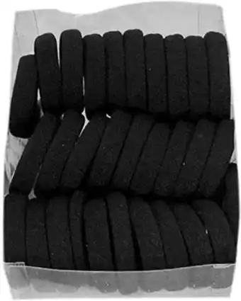 Walmart Vaidehi Thick Elastic Hair Black Rubber Band - for Girls And Women (Black) offer
