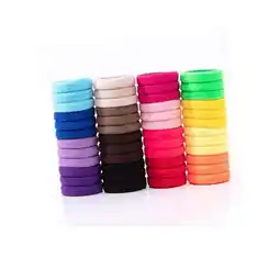 Walmart Vaidehi Extra Soft Rubber Hair Bands for kids (Multicolor) Assorted Set of 50 offer