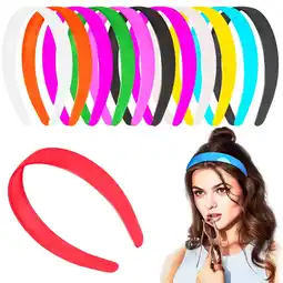 Walmart Vaidehi Set Of 12 Plastic Hair Bands for Girls & women (EXTRA-WIDE, MULTI-COLOUR) EXTRA-WIDE offer