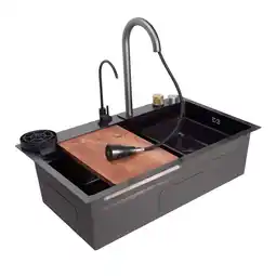 Walmart Flying Rain Waterfall Household Sink Integrated with Pull-Out Tap Set 29.5inch offer