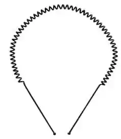 Walmart KI Spring Hair Band|Wave Hair Band|Metal Hair Band for Men Boys Women Girls (Regular, 3) offer