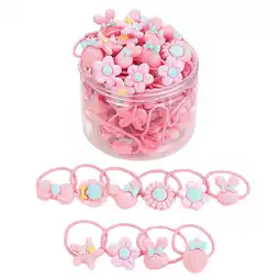 Walmart Vaidehi 70 pcs Combo Elastic Hair Bands Ties Accessories for Kids Baby Girls Women (15077hb) offer