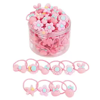 Walmart Vaidehi 70 pcs Combo Elastic Hair Bands Ties Accessories for Kids Baby Girls Women (15077hb) offer