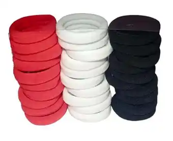 Walmart Vaidehi Hair rubber band For Women & Girls (Black, White, Red) pack of 30 piece offer
