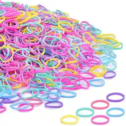 Walmart Vaidehi 100PCS Elastic Hair Rubber Bands for Baby Toddler Kids Girls for Braids Braiding, Colorful offer