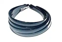 Walmart Vaidehi Girl's Plastic Hair Bands (Black) Pack Of-12 offer