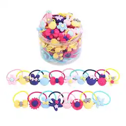 Walmart Vaidehi 70 pcs Combo Elastic Hair Bands Ties Accessories for Kids Baby Girls Women (14968hb) offer
