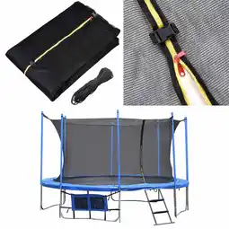 Walmart Yescom Trampoline Round Enclosure Net 15Ft 8 Pole Fence Mesh Netting Fits All Brands offer