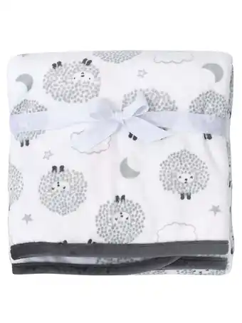 Walmart Gerber Baby & Toddler Girl Plush Blanket with Fleece offer