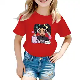 Walmart ZPWKLM ZPWKLM Casual Shirt For Kid Printed Short Sleeve Crewneck Top For Baby size 3-4T offer
