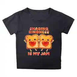 Walmart ZPWKLM Cute Shirt For Girl Graphic Printing Round Neck Short Sleeve Boy Top For Kids size 4-5T offer