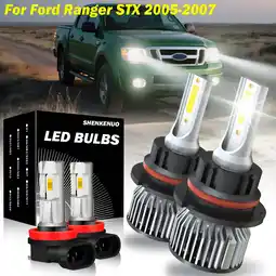 Walmart For Ford Ranger STX 2005 2006 2007 - 9007 Hb5 LED Headlight H11 Fog Light Bulbs Kit offer