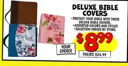 Ollie's DELUXE BIBLE COVERS offer