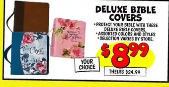 Ollie's DELUXE BIBLE COVERS offer