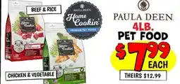 Ollie's PAULA DEEN PREMIUM PET FOODS offer