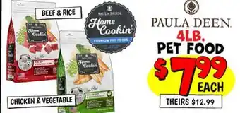 Ollie's PAULA DEEN PREMIUM PET FOODS offer