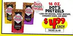 Ollie's DOT'S PRETZELS offer