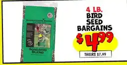 Ollie's BIRD SEED BARGAINS offer