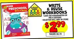 Ollie's WRITE & REUSE WORKBOOKS offer