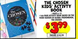 Ollie's THE CHOSEN KIDS' ACTIVITY BOOK offer