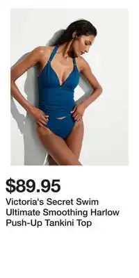 Victoria's Secret Victoria's Secret Swim Ultimate Smoothing Harlow Push-Up Tankini Top offer