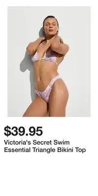 Victoria's Secret Victoria's Secret Swim Essential Triangle Bikini Top offer