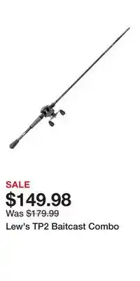 Cabela's Lew's TP2 Baitcast Combo offer