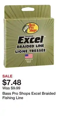 Cabela's Bass Pro Shops Excel Braided Fishing Line offer