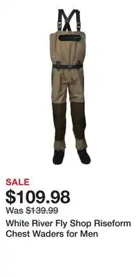 Cabela's White River Fly Shop Riseform Chest Waders for Men offer