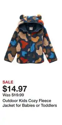 Cabela's Outdoor Kids Cozy Fleece Jacket for Babies or Toddlers offer