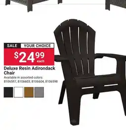 Ace Hardware Deluxe Resin Adirondack Chair offer