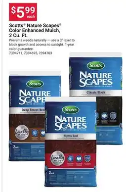 Ace Hardware Scotts Nature Scapes Color Enhanced Mulch, 2 Cu. Ft offer
