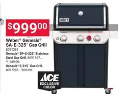 Ace Hardware Weber Genesis SA-E-325 Gas Grill offer