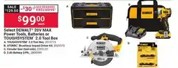 Ace Hardware Dewalt 20v Max Power Tools, Batteries or Toughsystem 2.0 Tool Box offer