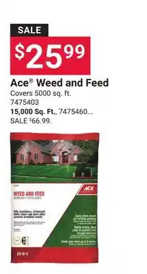 Ace Hardware Ace Weed and Feed offer
