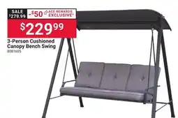Ace Hardware 3-Person Cushioned Canopy Bench Swing offer