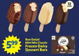Lidl Bon gelati mini mix classic frozen dairy dessert bars offer