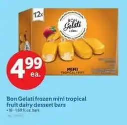 Lidl Bon gelati frozen mini tropical fruit dairy dessert bars offer