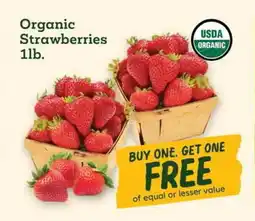 Sprouts Farmers Market Organic Strawberries offer