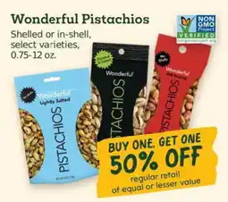 Sprouts Farmers Market Wonderful Pistachios offer
