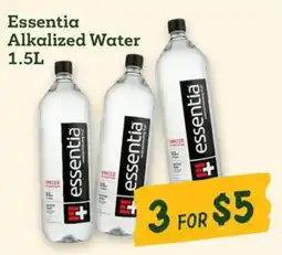 Sprouts Farmers Market Essentia Alkalized Water offer
