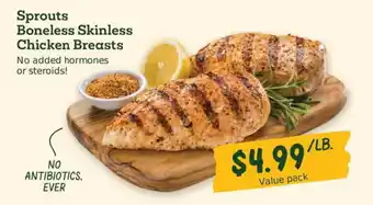 Sprouts Farmers Market Sprouts Boneless Skinless Chicken Breasts offer