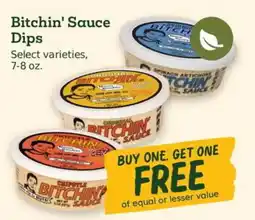 Sprouts Farmers Market Bitchin' Sauce Dips offer
